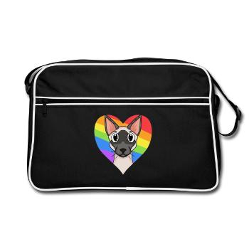 Chat siamois Chat - Sac Retro - noir/blanc - Devant