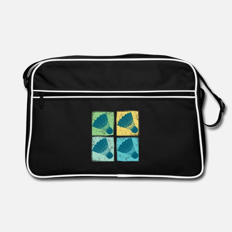 Badminton Shuttlecocks Pop Art Sac Retro