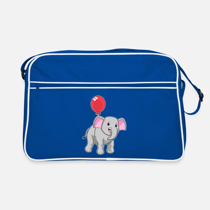 Elephant with balloon Retro Bag