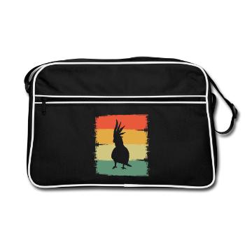 Cacatoès - Sac Retro - noir/blanc - Devant