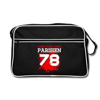 Sang Pour Sang Parisien - 78 - Sac Retro - noir/blanc - Devant