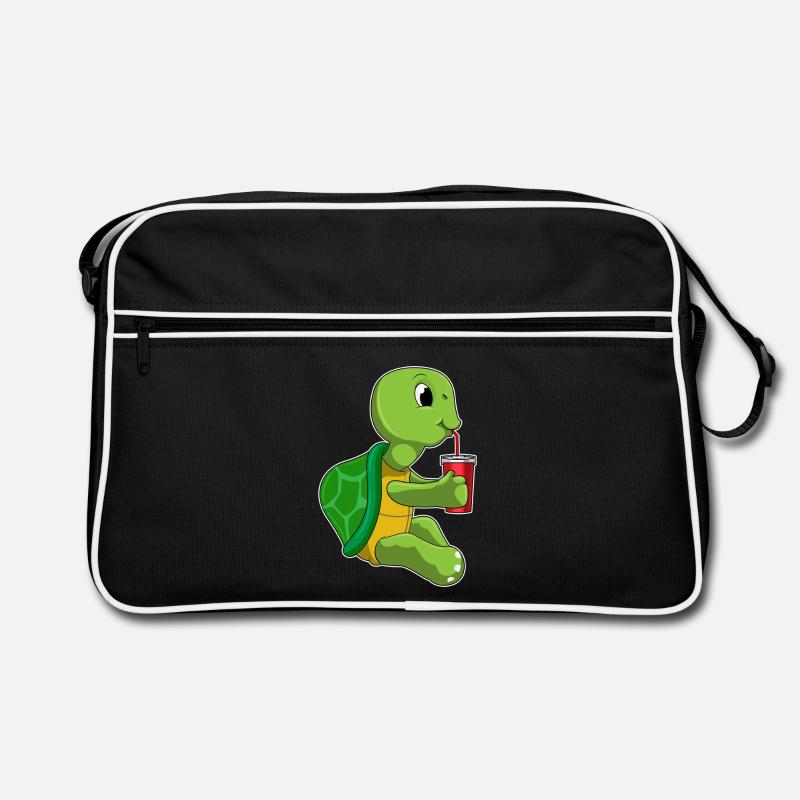 Turtle Mug à emporter Sac Retro