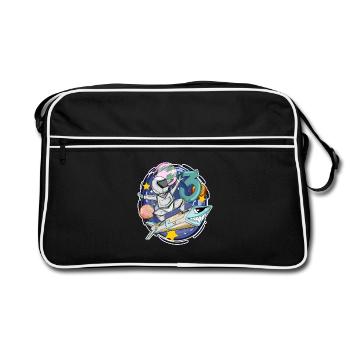 3ème anniversaire garçon - 3 ans - J’ai 3 ans - Sac Retro - noir/blanc - Devant