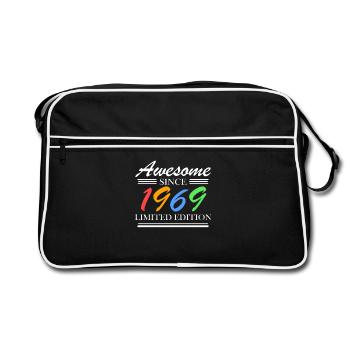 1969 - Born 1969 - Fantastic since 1969 - Retro Bag - black/white - Front