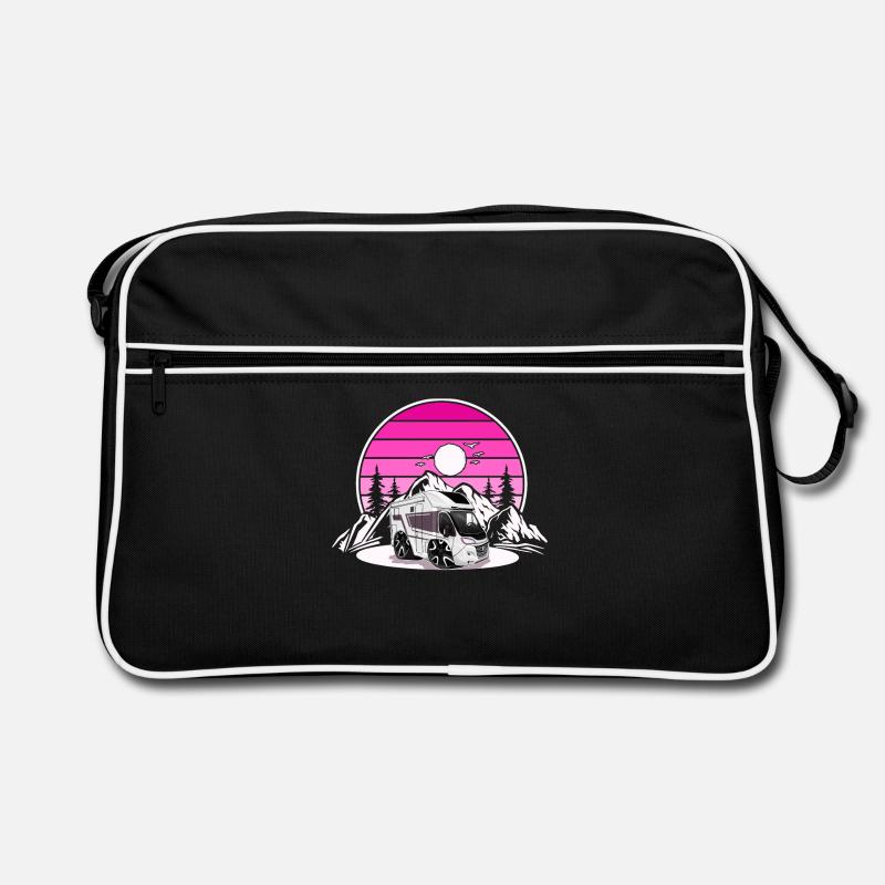 Camping Camper Campen Retro Tasche