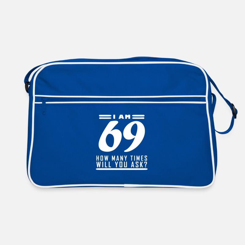 I am 69 – 69th birthday gift Retro Bag