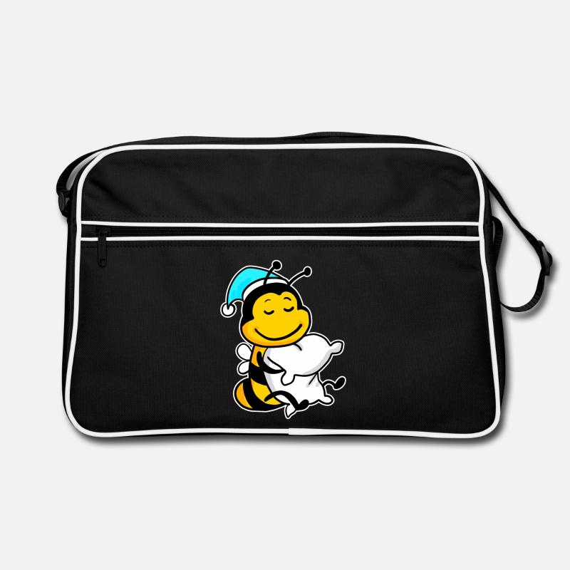 Abeille avec oreiller et bonnet de couchage Sac Retro