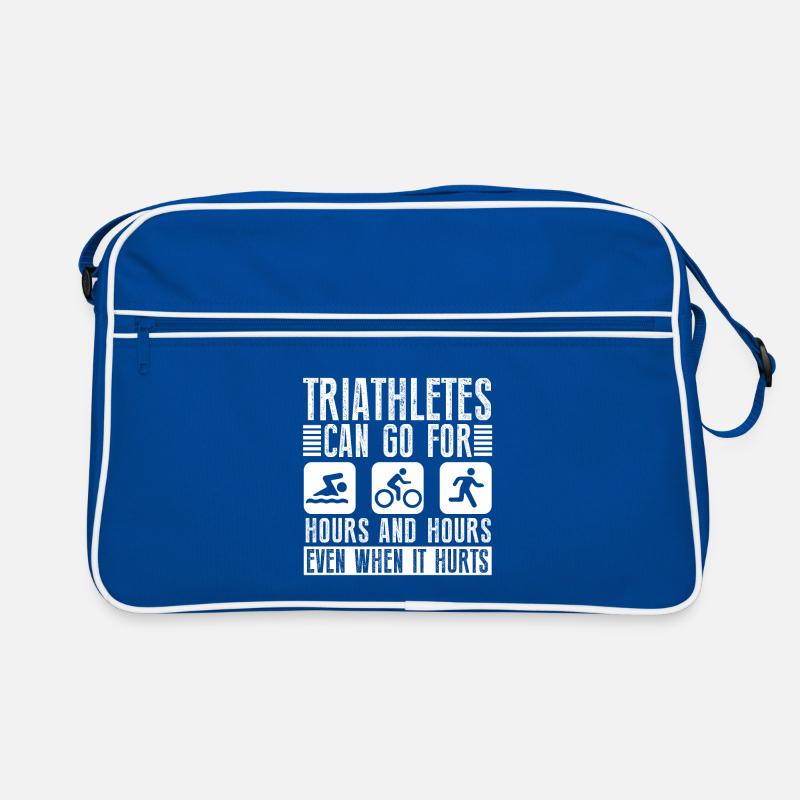 Triathleten Können Stundenlang Triathlon Machen Retro Tasche