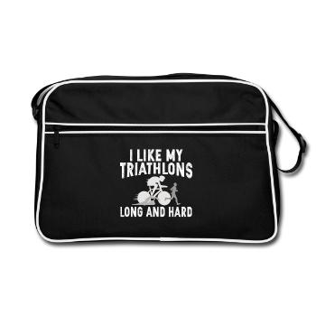 J’aime My Triathlons Long Triathlete - Sac Retro - noir/blanc - Devant
