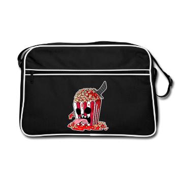Film d’horreur Film d’horreur Popcorn Cadeau - Sac Retro - noir/blanc - Devant