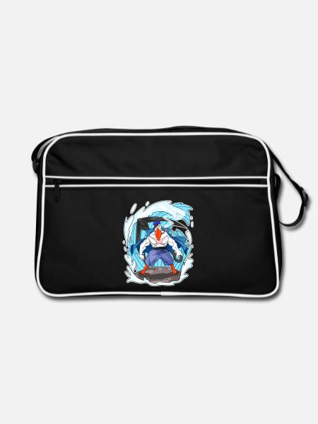 Möwe - Retro Tasche - Schwarz/Weiß