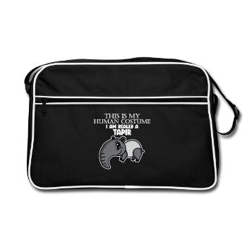 tapire tapire - Retro Bag - black/white - Front