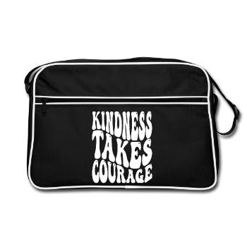 Peace Love Hope Kids Unity Day Anti Bullying - Sac Retro - noir/blanc - Devant