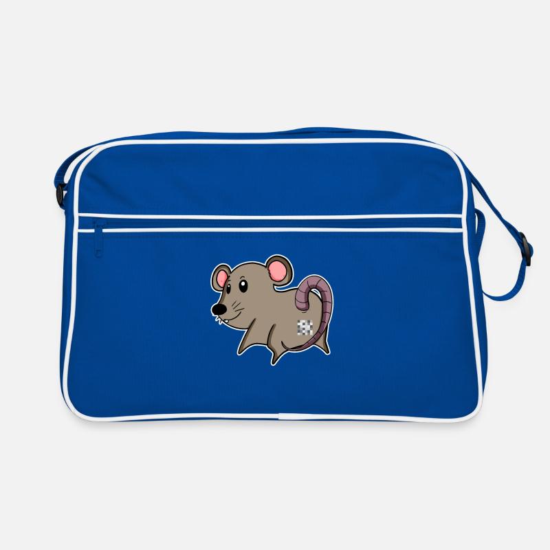 Maus Arsch - Maus Hintern Retro Tasche