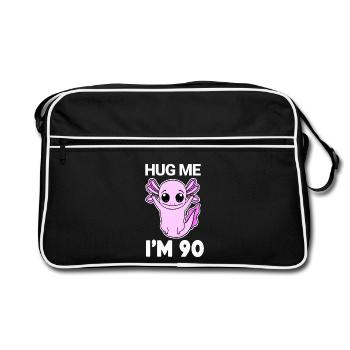 90 ans - 90 ans - Embrace - Sac Retro - noir/blanc - Devant