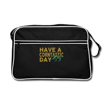 Have a corntastic day - Retro Bag - black/white - Front