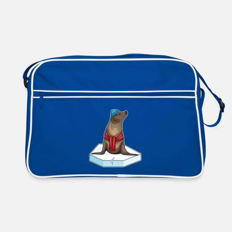 Seehund Eisscholle Retro Tasche