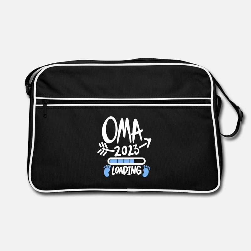 Oma 2023 - Werdende Oma 2023 Retro Tasche