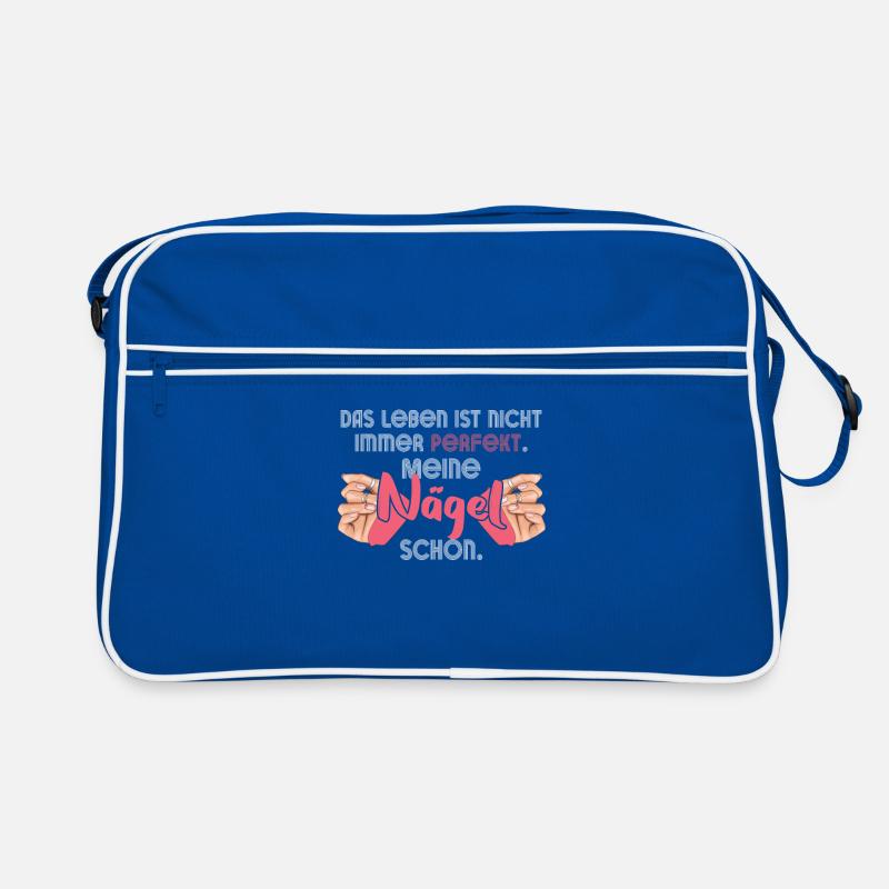 Das Leben Ist Nicht Immer Perfekt Nageldesignerin Retro Tasche