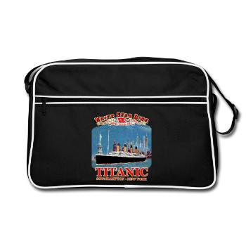 TITANIC Kreation Louis RUNEMBERG © Adagp - Retro Tasche - Schwarz/Weiß - Vorne