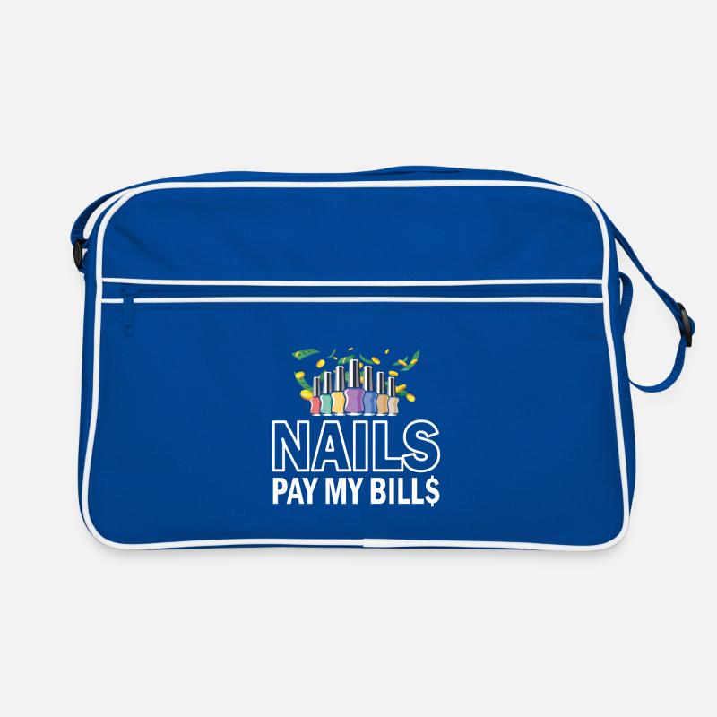 Nails Pay My Bills Manicure Retro Bag