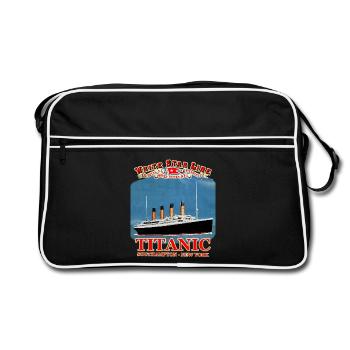 TITANIC Kreation Louis RUNEMBERG © Adagp - Retro Tasche - Schwarz/Weiß - Vorne