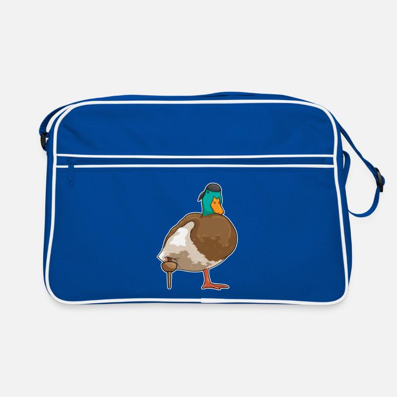 Canard Pirate Jambe de bois Sac Retro