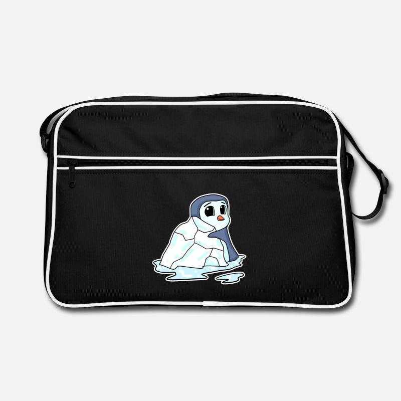 Pinguin Pinguine Seevogel Seevögel Retro Tasche