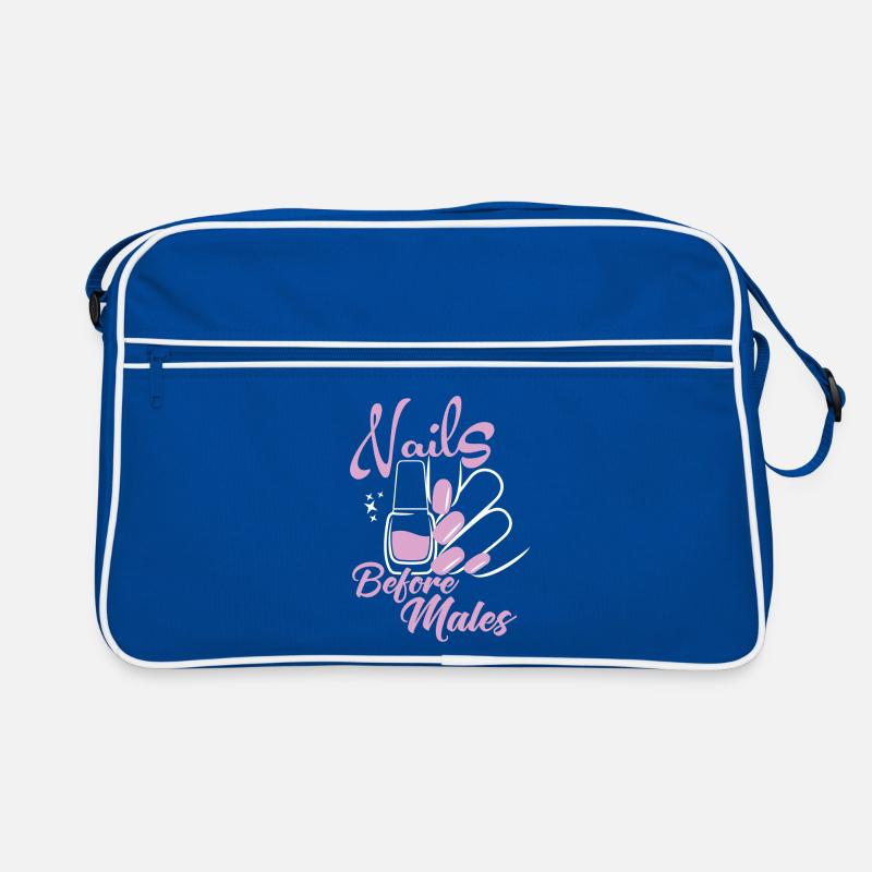 Nails before men Nail designer Retro Bag