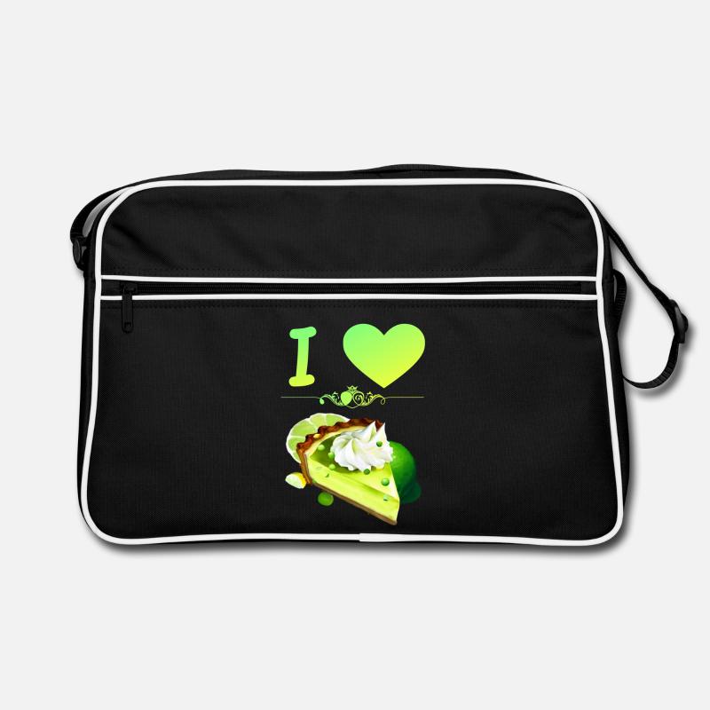 I Love Key Lime Pie Retro Tasche