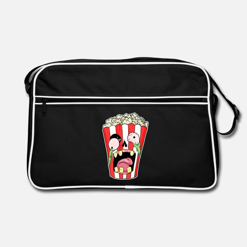Popcorn Zombie Horror Retro Tasche