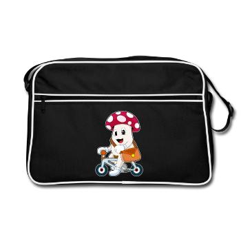 Vélo Pilz - Sac Retro - noir/blanc - Devant