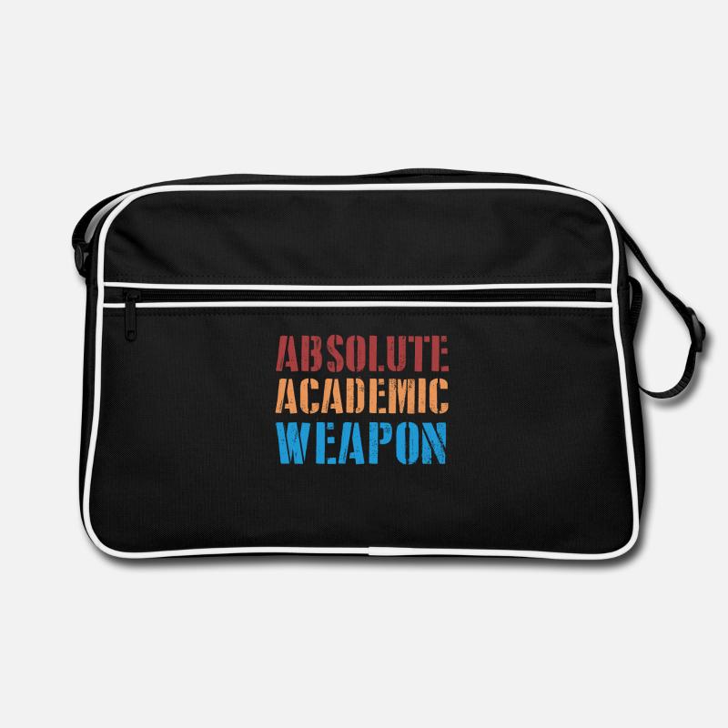 Students Absolute Academic Weapon Retro Bag