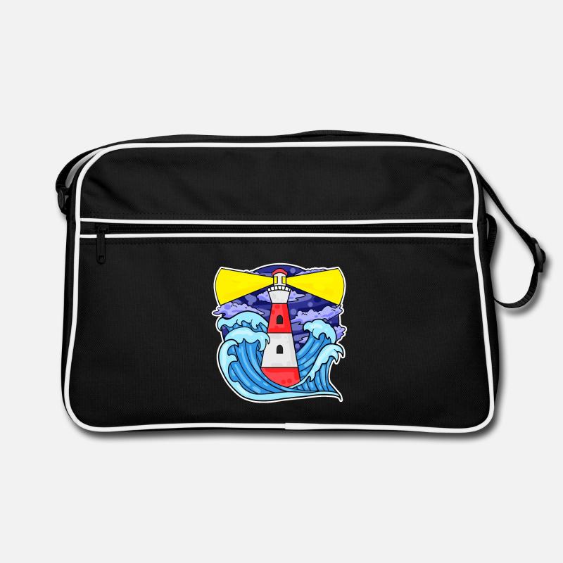 Phare Côte Mer Mer Sac Retro