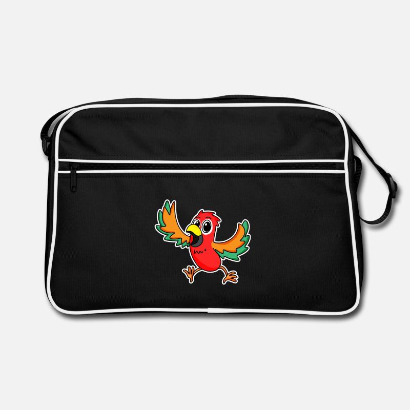 Perroquet Oiseaux Oiseaux Sac Retro