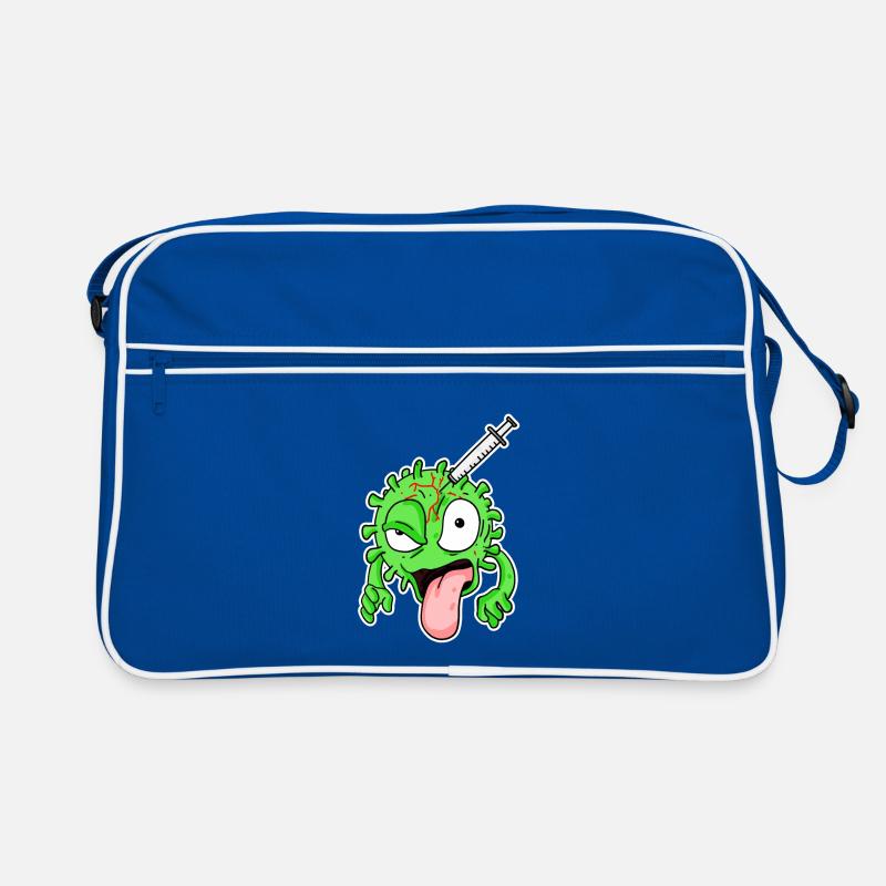 Virus Impfung Retro Tasche