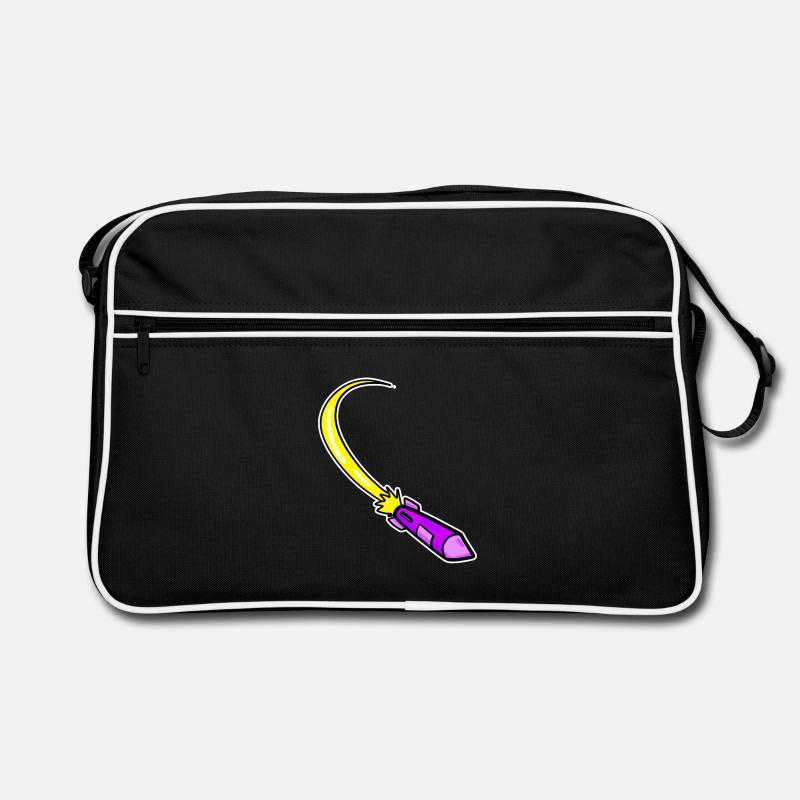 Rakete Lila Retro Tasche
