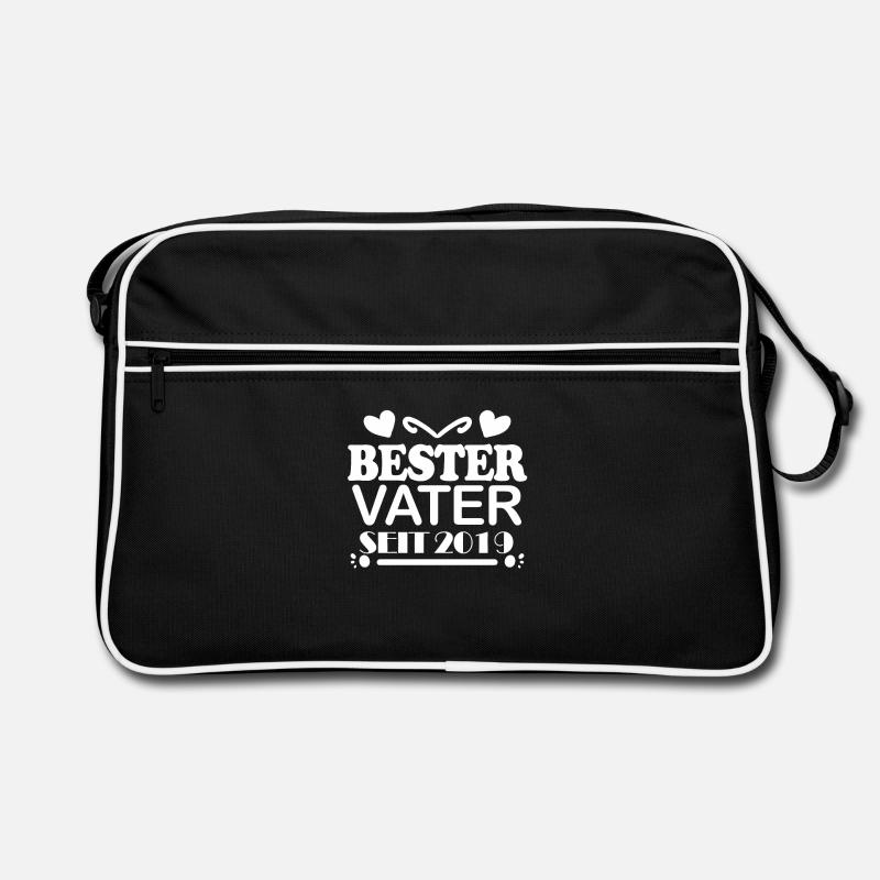 Bester Vater seit 2019 Retro Tasche