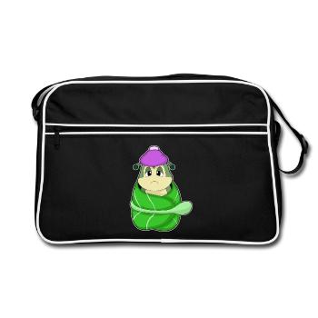 Bouillotte Caterpillar - Sac Retro - noir/blanc - Devant