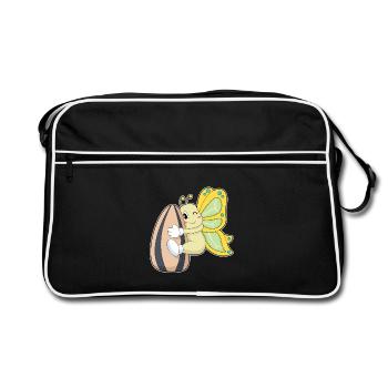 Butterfly Seeds - Retro Bag - black/white - Front