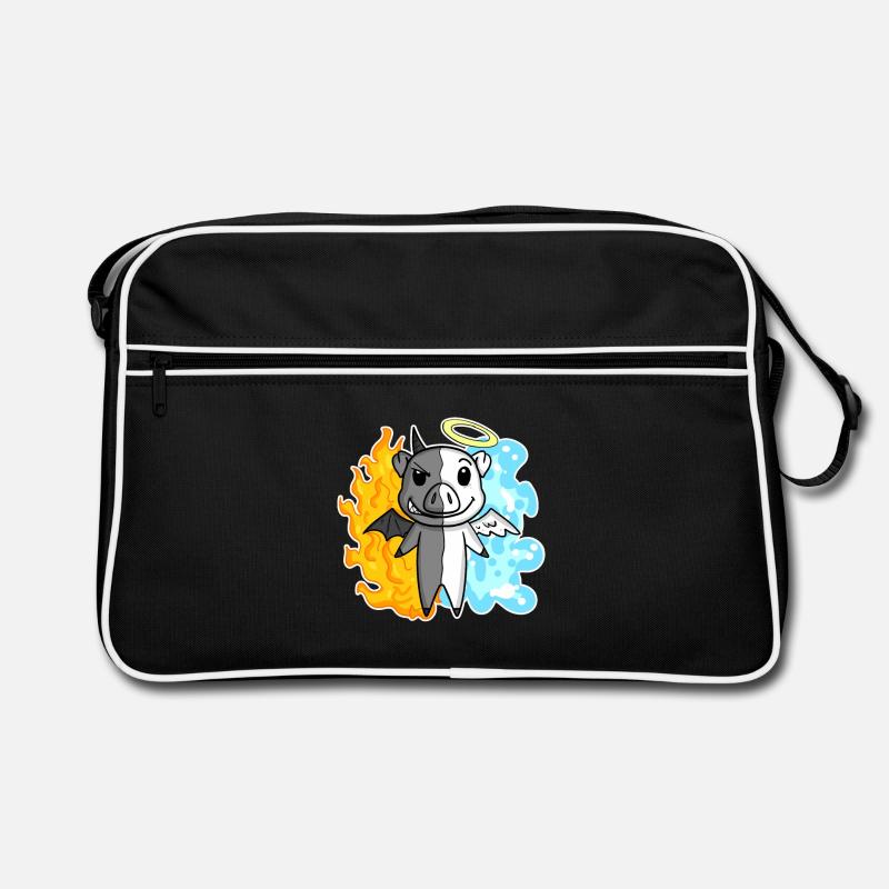 Pig - Angel and Devil Retro Bag