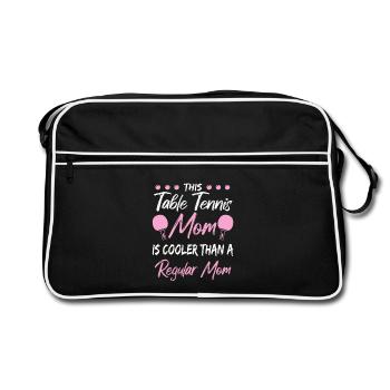 Ping Pong Mama - Retro Bag - black/white - Front
