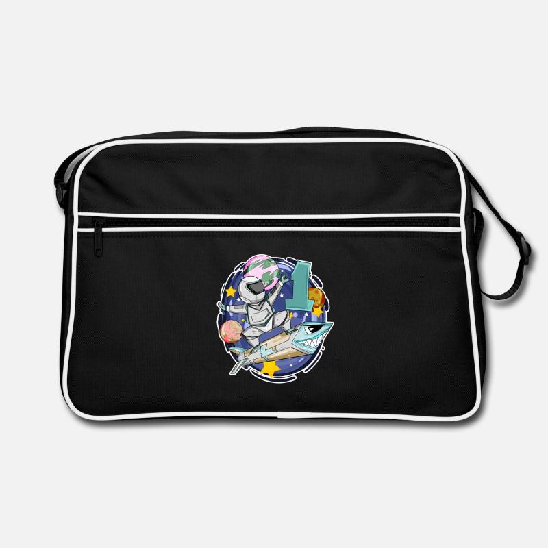 1 Jahr alt - Einschulung - Gewinner Retro Tasche