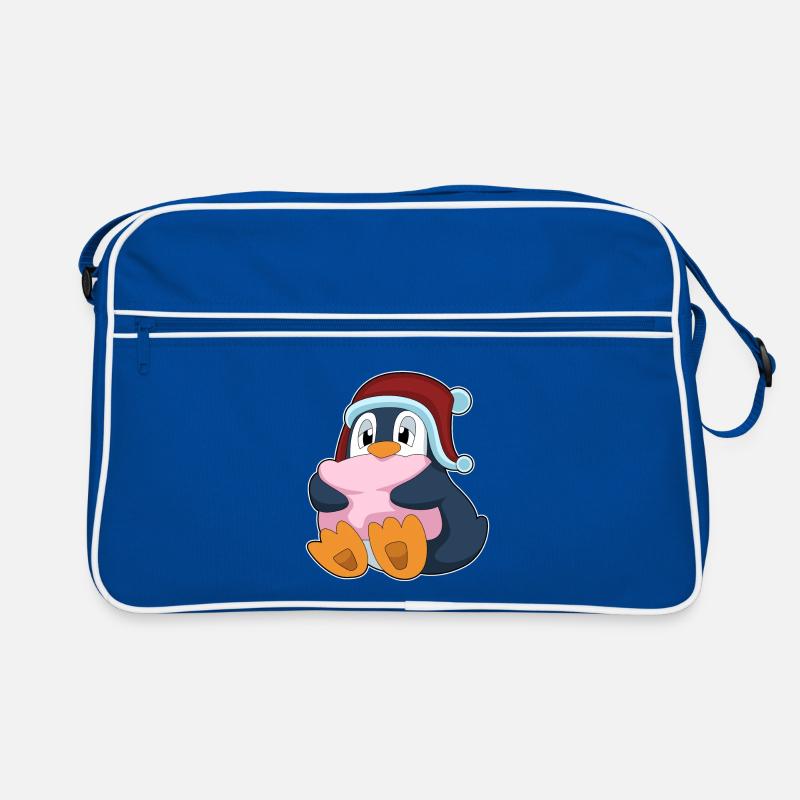 Penguin Sleeping Pillow Retro Bag