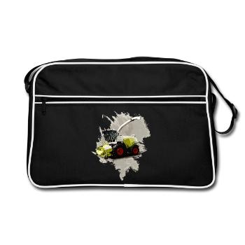 Combine Harvester Claas LEXION 8700 - Retro Bag - black/white - Front