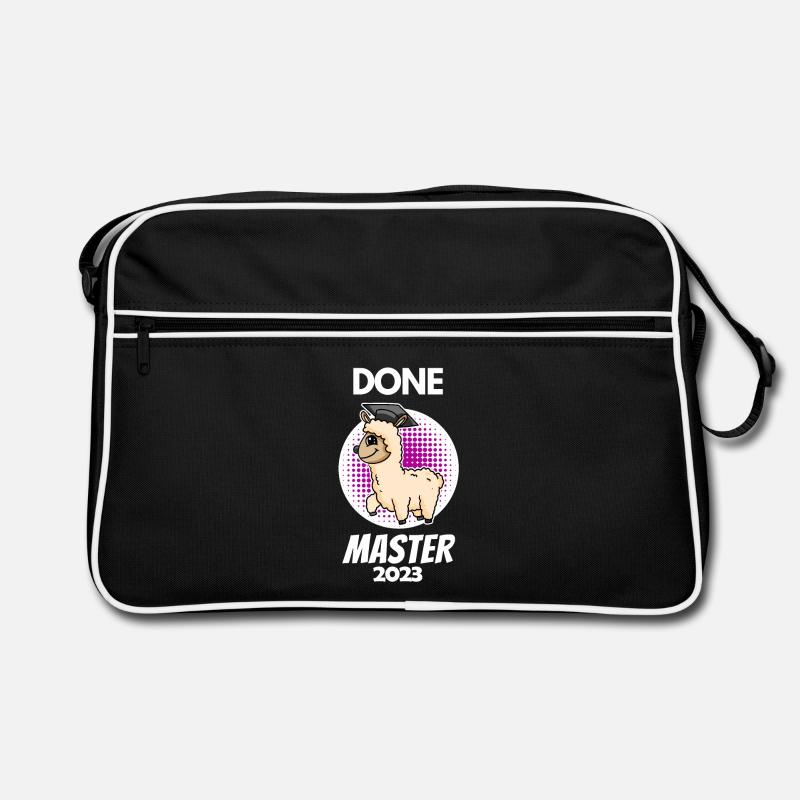 Master 2023 - Master abgeschlossen Retro Tasche
