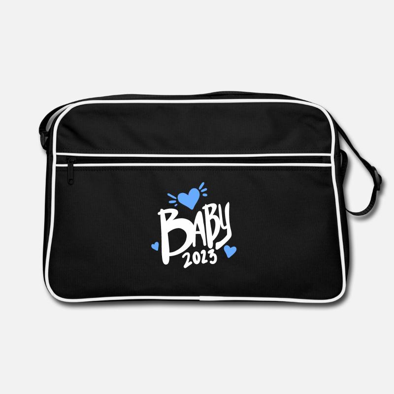 Bébé 2023 - Naissance enceinte 2023 - Bébé garçon Sac Retro