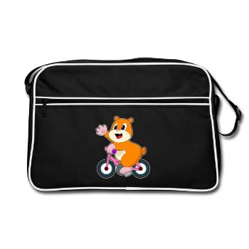Vélo Hamster - Sac Retro - noir/blanc - Devant