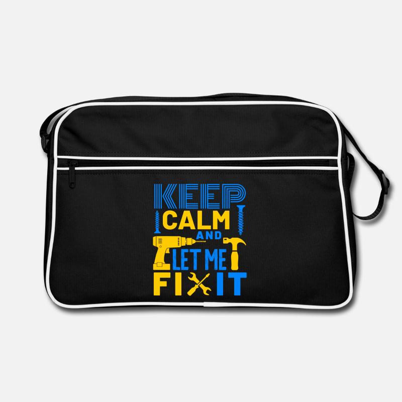 Keep Calm and Let Me Fix It DIY Retro Bag