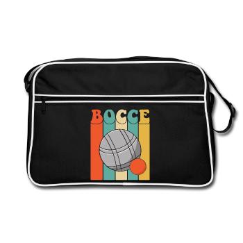 Bocce Saying Bocce Ball avec Jack Bocci Game Bocce - Sac Retro - noir/blanc - Devant